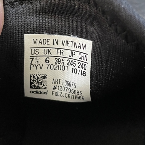 Adidas  Ortholite Float  Black/Charcoal Gray  size 7.5 No box - Picture 4 of 10